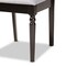 Baxton Studio Renaud Modern and Contemporary Grey Fabric and Dark Brown Finished Wood 2-Piece Dining Chair Set 174-10536-Zoro - alternate 7